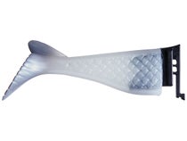 Baitsanity Hatch Match Paddle Tail 3.0 Clear Grey