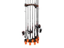 KastKing V10 Rod Rack with Line Spooling Station, Wall Mounted Fishing Rod/ Combo Rack, Holds 10 Combos, Fishing Line Spooling Tool for Spinning and  Casting Reels(2pcs Line Boss Included), Line Spooling Accessories 