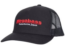 Megabass Japan Premium Logo Fishing Washed Denim Baseball Cap