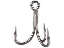 Mustad 233NP-BLNR White Dressed Treble Hooks Size 4 Jagged Tooth Tackle