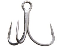 KVD Elite Triple Grip Treble Hook - 2X Short, 1X Strong, Red Size 4