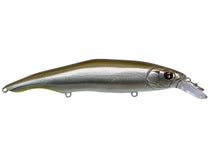 Nishine Lure Works Erie 115 tw Topwater Minnows Pearl Core Ghost