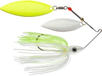 Nichols Pulsator Metal Flake Double Willow Spinnerbait Bass Wire