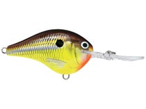 Rapala DT (Dives-To) Series Chartreuse Rootbeer Crawdad