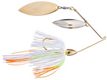 War Eagle Gold Double Willow Spinnerbait 1/2 oz / Hot White Chartreuse