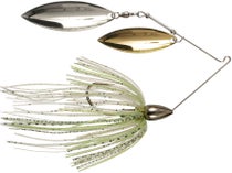 War Eagle Double Willow Spinnerbait White Chartreuse PEARL; 1/2 oz.