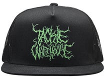 Tackle Warehouse Wicked 5-Panel Trucker Hat Black/Green