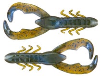 Yum Lures Craw Chunk Appât Pêche – Flocon Bleu 7,9 Cm, Parfait Pour Bass Et Carnassiers