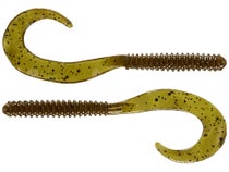 Zoom Fishing Lures 021113-SP Big Dead Ringer Ring Worm 8 Inch 10 Per Pack Plum Apple