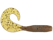 Leurre Souple Zoom Fat Albert - Green Pumpkin / Red - Super Salt Plus - Pour Pêche Au Black-bass