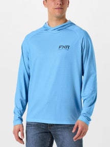 FXR Attack Air UPF Hoodie Alaskan Blue/Deep Cobalt