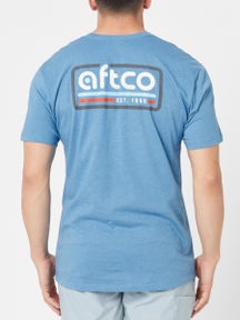 Aftco Fade Short Sleeve Azure Heather MD