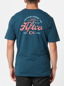 Aftco Wordmark Short Sleeve Pocket Shirt Naval