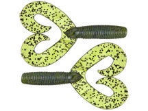 Big Bite Bait Double Tail Finesse Grub Wtrmln Seed 5"