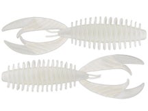 Big Bite Baits Fighting Craw Pearl White 3.75"