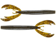 Big Bite Baits Quarantine Craw Green Pumpkin 4.25"