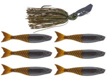 Berkley Bladed Jig Kits Green Pumpkin 3/8