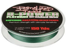 Bonehead Tackle Platinum 8x Braided Line Moss Green