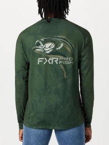 FXR Big Treble Air UPF Long Sleeve Army Undertow Bass