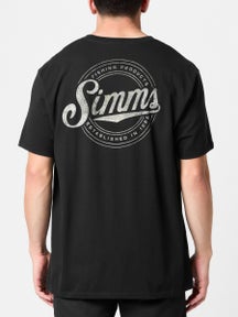 Simms Circle Lock Up Short Sleeve Shirt Black