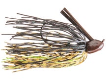 Chompers Pro Skirted Brush Jig Missouri Craw 1/4