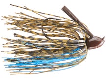 Chompers Pro Skirted Brush Jig Okeechobee Craw 1/4