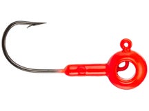 Leland's C.M Eyehole Round Jig Head Orange 1/8 oz #1