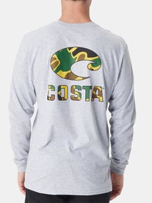 Costa Duck Camo Long Sleeve Gray Heather MD