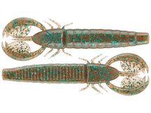 Deps Clap Craw Cinnamon Grn Flake 4" 6pk