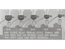 Do-it Trokar Hook Jig Mold Football Screw Loc Jig