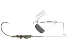 Defiant Naked Single Blade Buzzbait Green Pumpkin 3/4