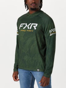 FXR Derby Undertow Air UPF Hoodie Army Gold