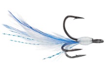 Fish Hammer Feathered Treble Hook 2pk