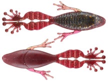 Fishlab Nature Frog Green Pumpkin Red Craw 4.25"