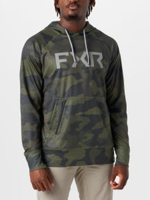 FXR Pilot UPF Hoodie Army/Camo Grey