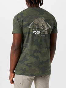 FXR Trophy Premium Short Sleeve Shirt Army Camo/Stone