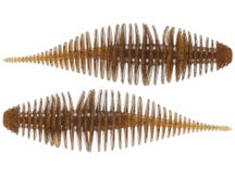 Geecrack Bellows Shad Green Pumpkin 3.8" 5pk