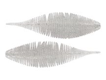 Geecrack Bellows Shad Tinfoil 6.8" 2pk
