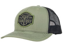 Grundens Fish Fearlessly Trucker Loden Hat