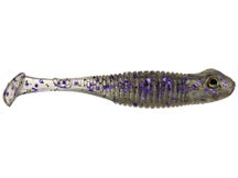 GLF Dropkick Shad Swimbait Smoke Clear Purple 3.25