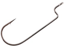 Gamakatsu Offset Round Bend Worm Hooks Black