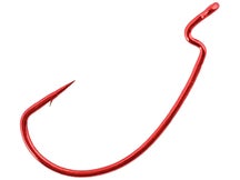 Gamakatsu SuperLine Offset EWG Hooks Red