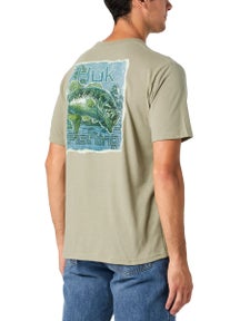 Huk KC Poster Short Sleeve Shirt Mud Minnow