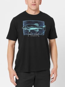 Huk KC Neon Bass Short Sleeve Shirt