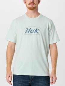 Huk Script Short Sleeve Shirt Algae Heather 