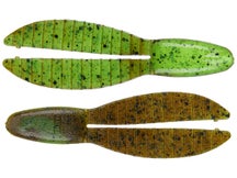 Keitech Flex Chunk Green Pumpkin Chartreuse 4.3"