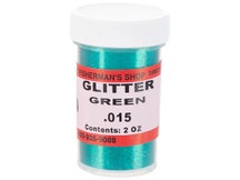 Lurecraft Polyester Glitter 2oz Bottle Green .008"