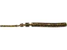 Lake Fork Hyper Fin. Worm Grn Pumpkin Gold/Purple Flk