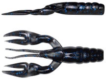 Lunkerhunt Finesse Craw Black Blue FLeck 3"