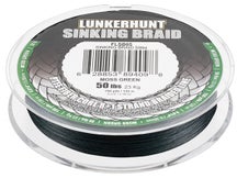 Lunkerhunt Sinking Braid Moss Green 150yd